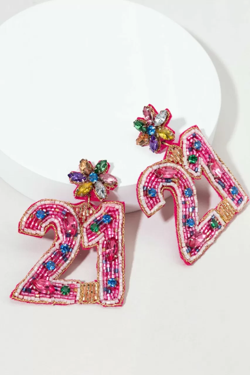 Francesca's 21St Birthday Drop Earrings