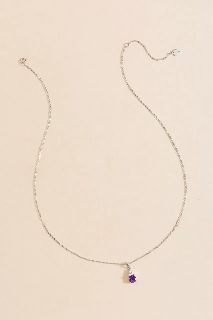 Francesca's Aaliyah Crystal Pendant Necklace
