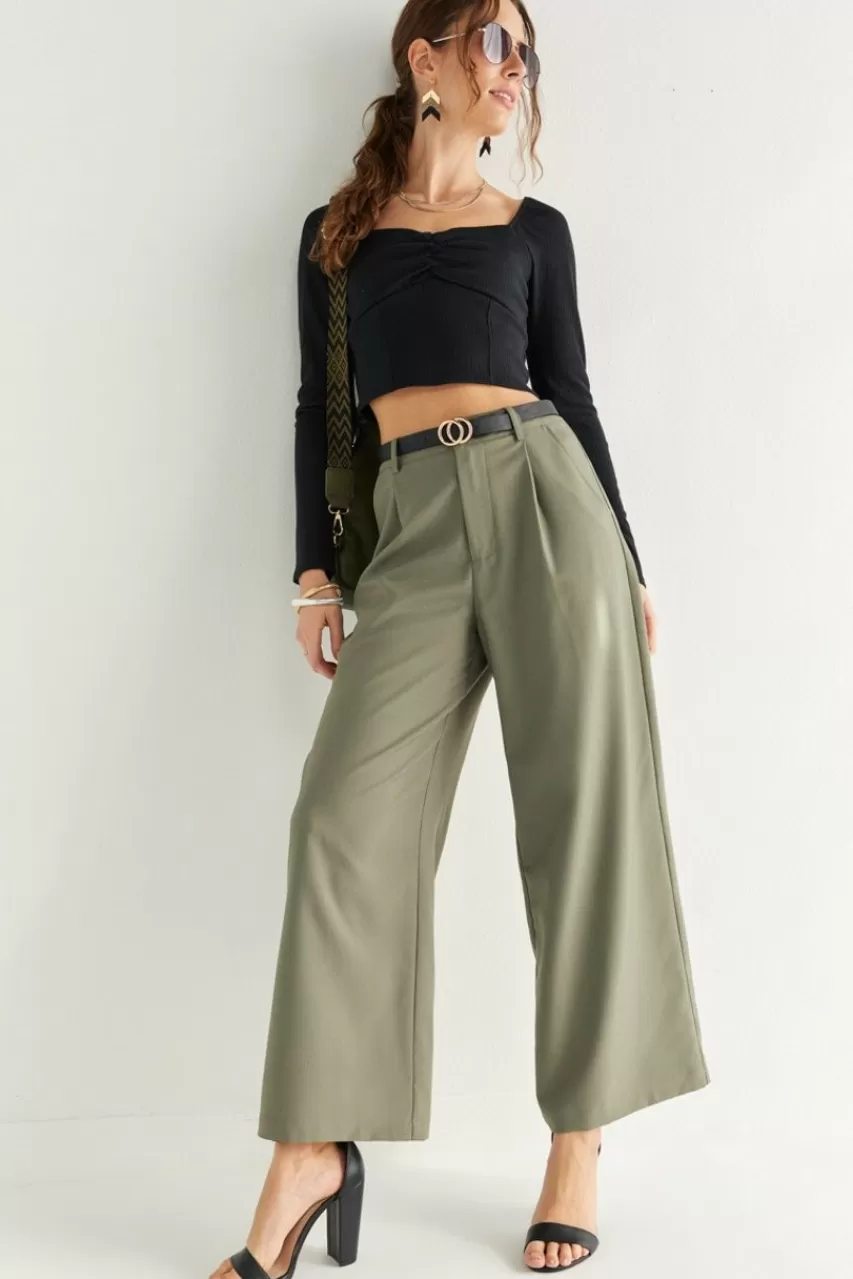 Francesca's Adela Rib Knit Top