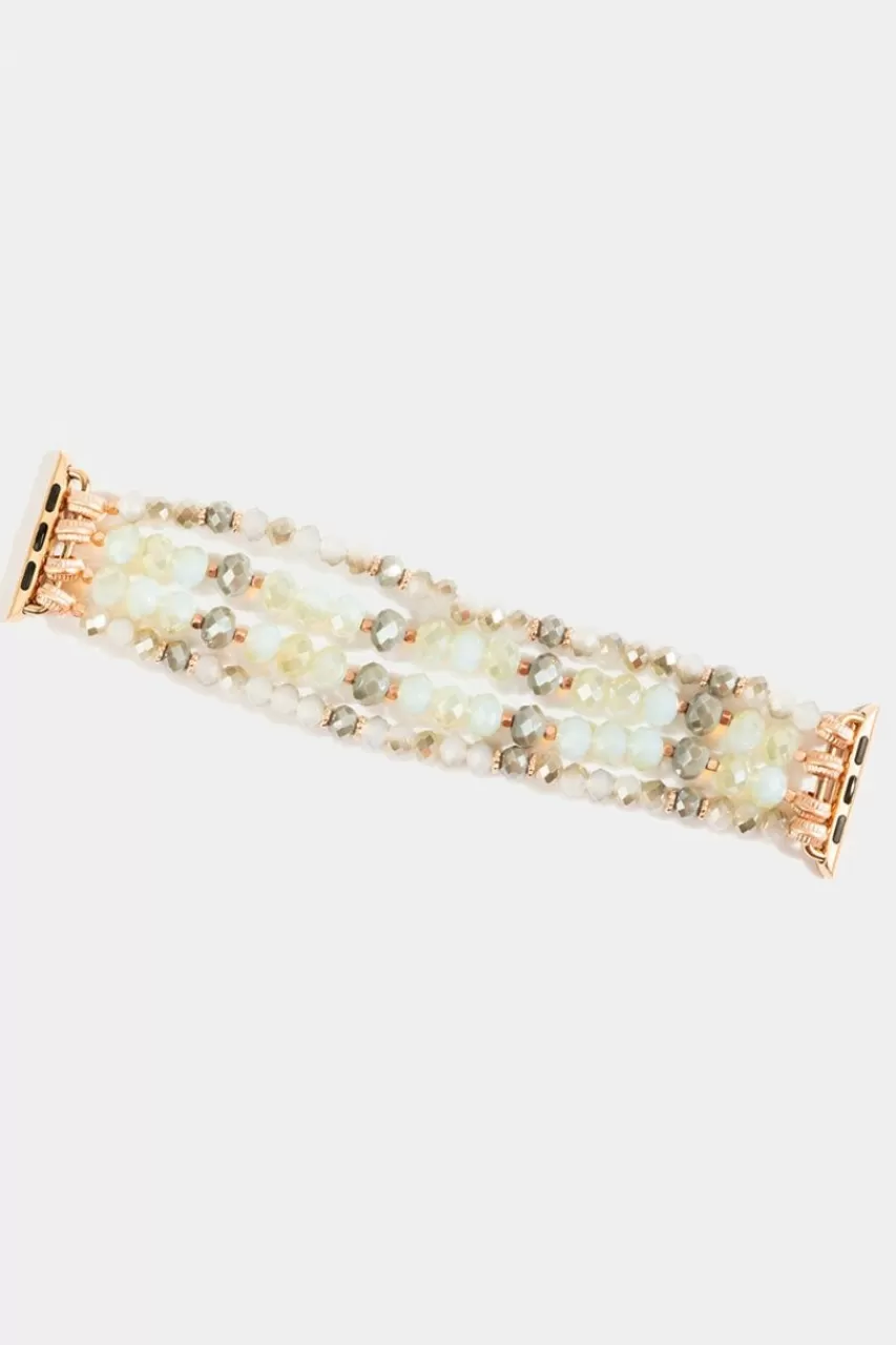 Francesca's Aida Beaded Smartwatch Band Bracelet