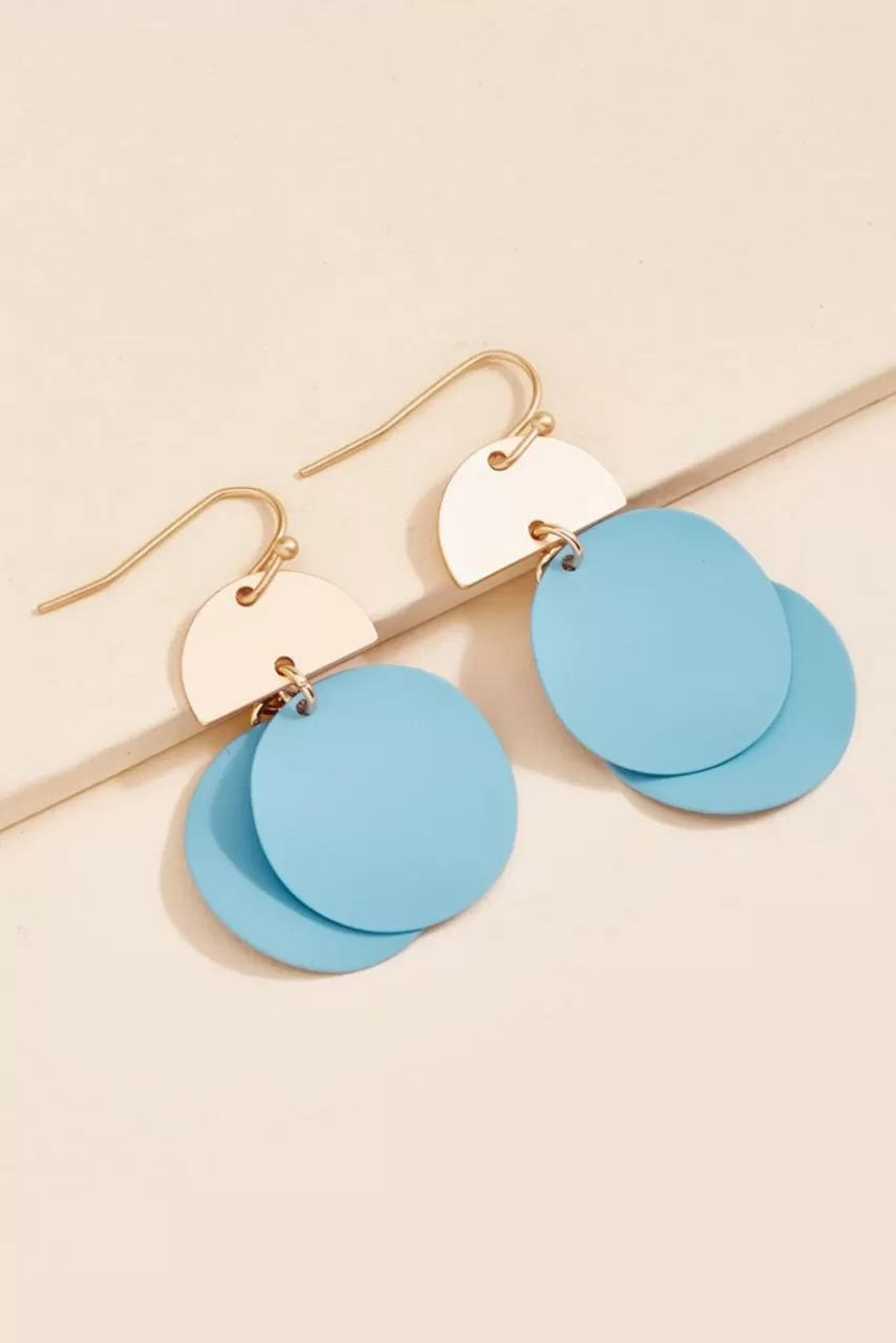 Francesca's Alice Coin Drop Earrings