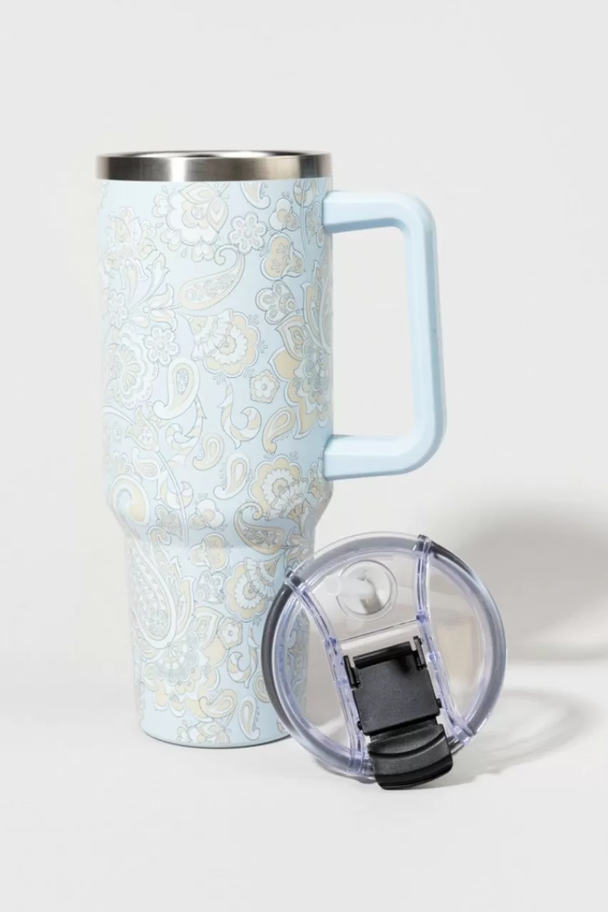 Francesca's Alice Paisley 40Oz Stainless Steel Mug