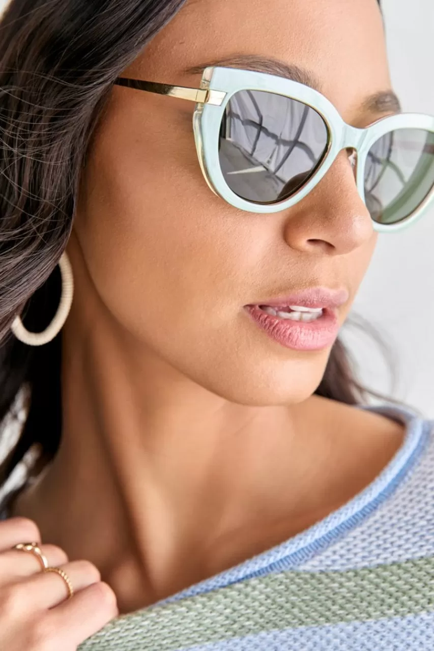 Francesca's Alma Cat Eye Sunglasses