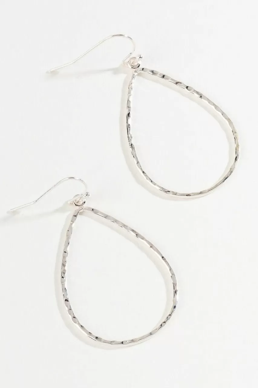 Francesca's Alyssa Open Teardrop Earrings