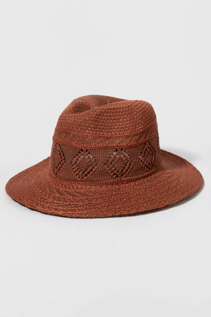 Francesca's Amanda Packable Panama Hat