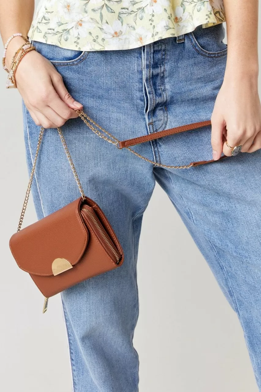 Francesca's Amber Crossbody Wallet