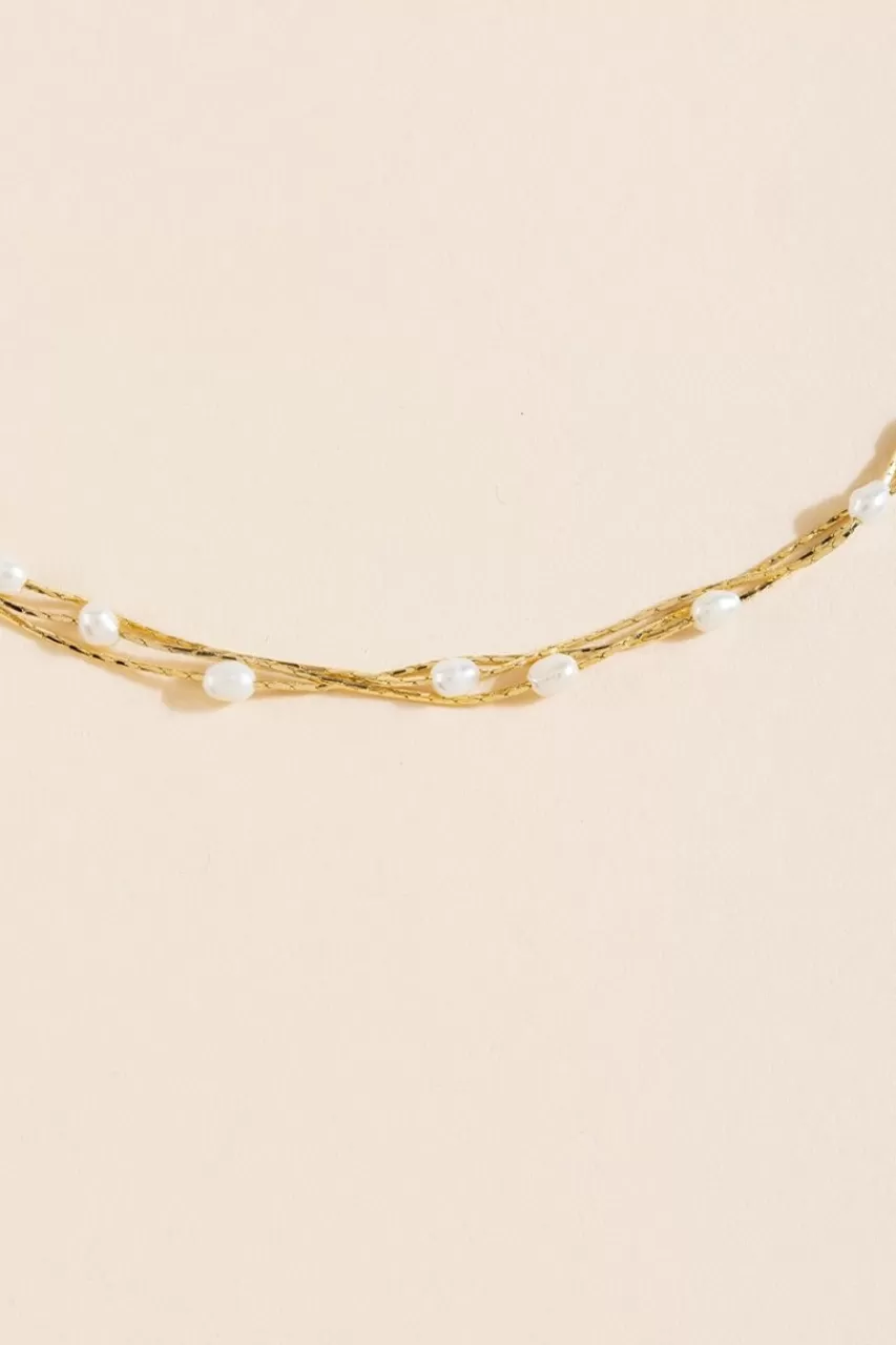 Francesca's Amelia Freshwater Station Necklace
