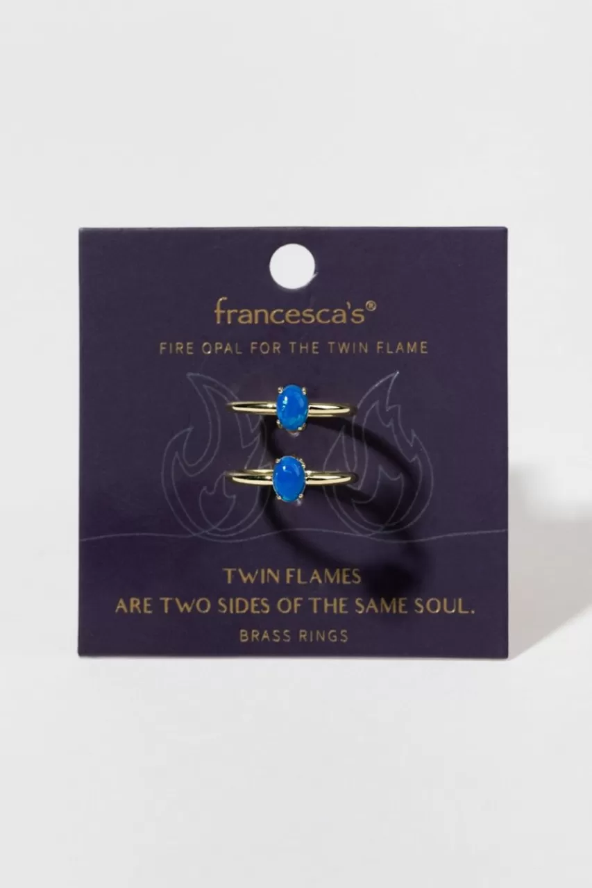 Francesca's Amora Flame Fire Opal Ring