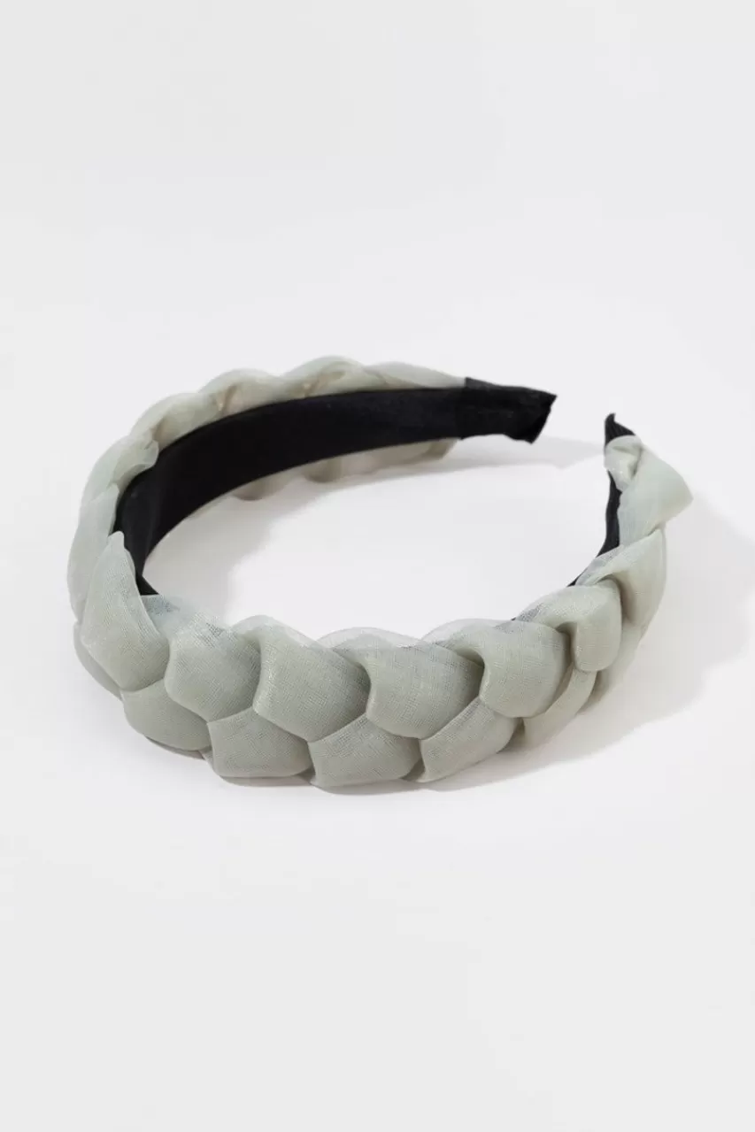 Francesca's Amy Organza Braided Headband