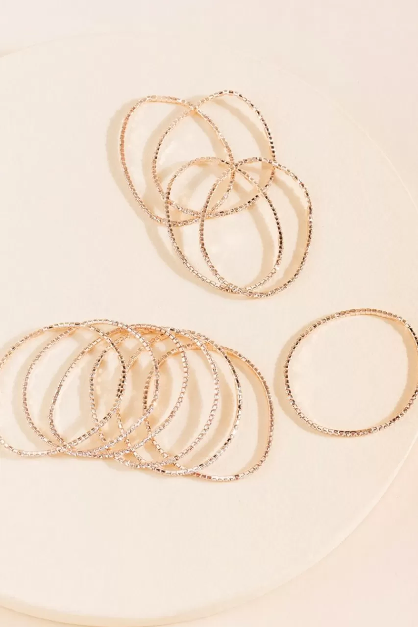 Francesca's Amy Pave Bracelet Set