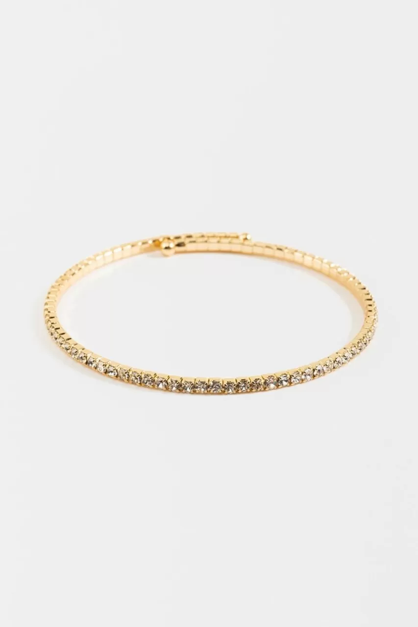 Francesca's Angel Wrap Tennis Bracelet