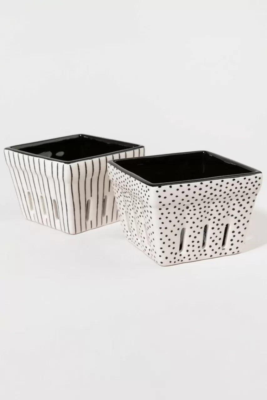 Francesca's Angie Ceramic Berry Basket Set