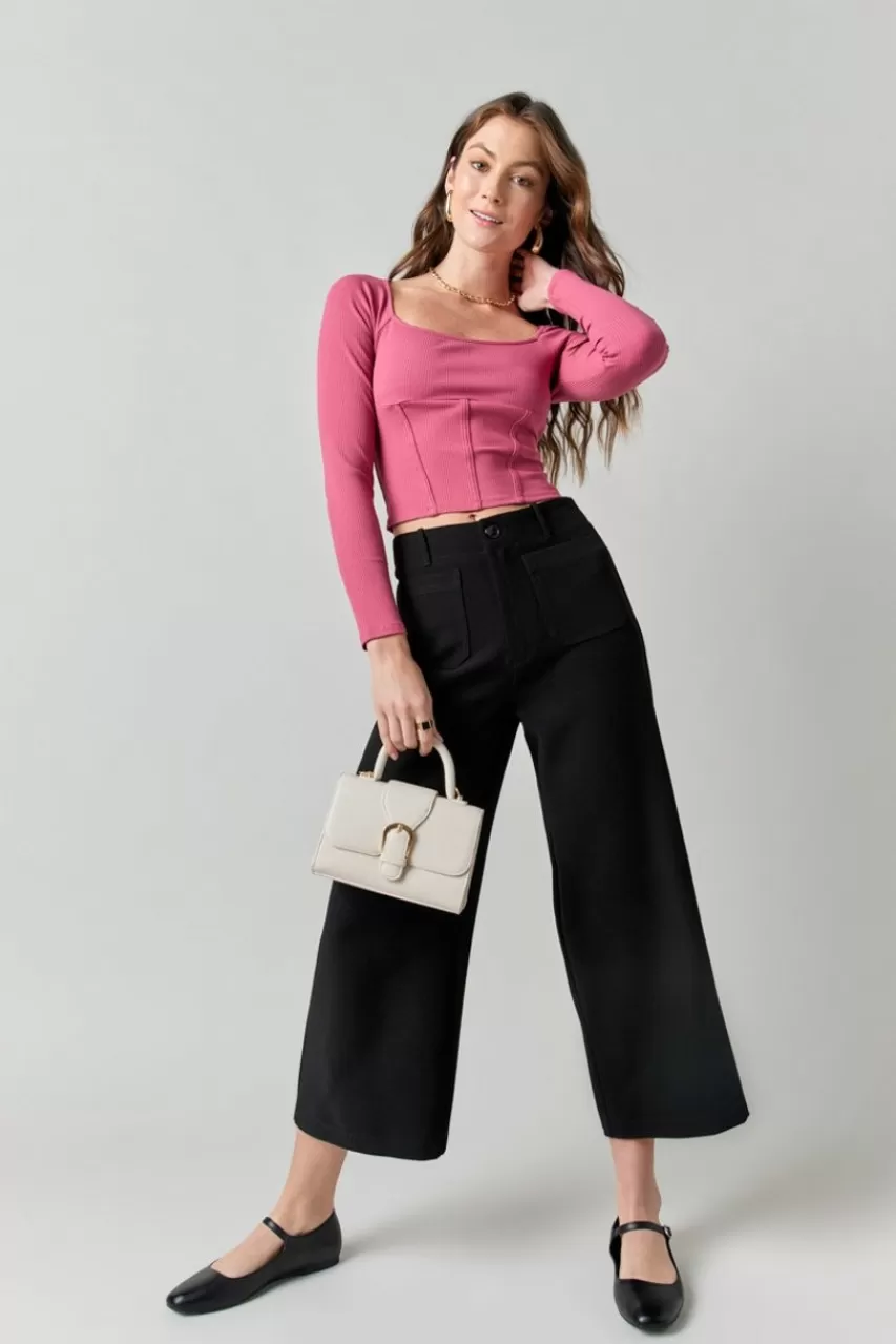 Francesca's Anise Two Pocket Pants
