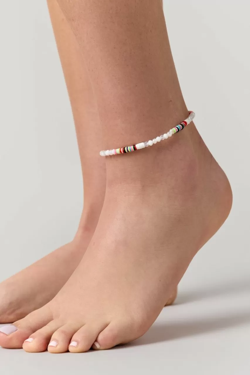 Francesca's Anne Block And Pearl Anklet