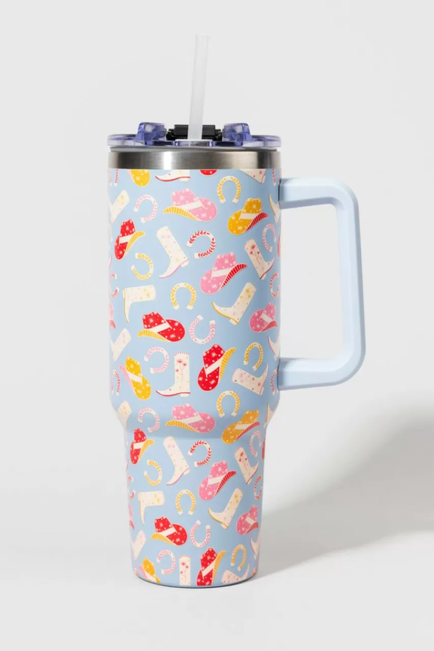Francesca's Ashley Western 40Oz Stainless Steel Mug