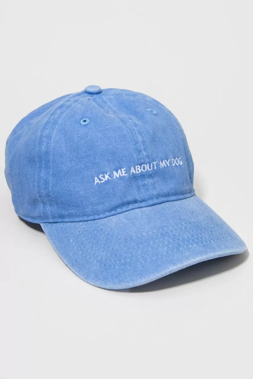Francesca's Ask Me About My Dog Baseball Hat