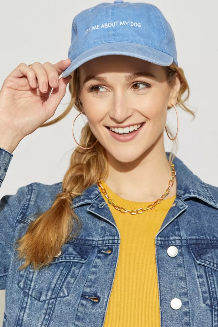Francesca's Ask Me About My Dog Baseball Hat