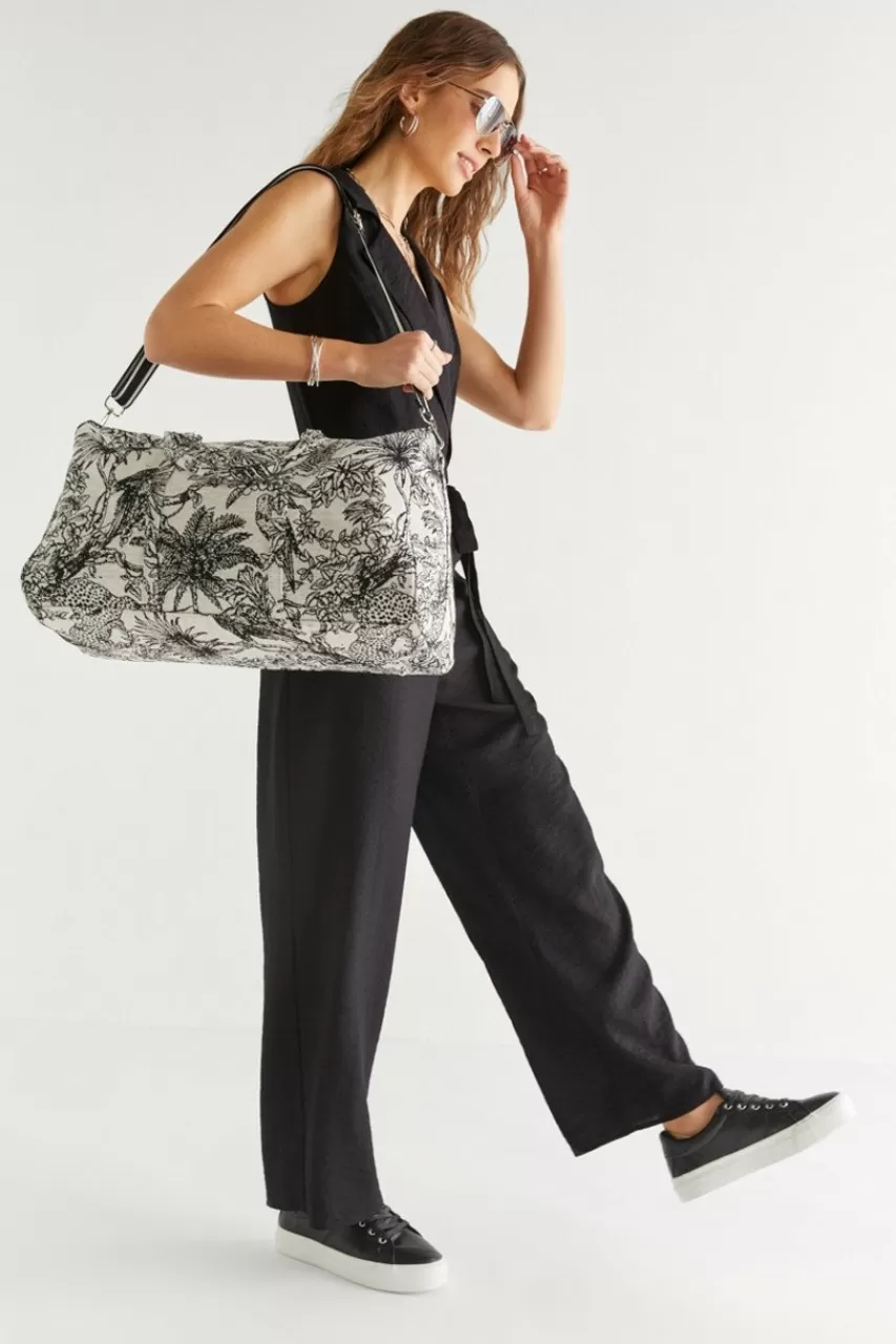 Francesca's Audrey Printed Weekender Handbag