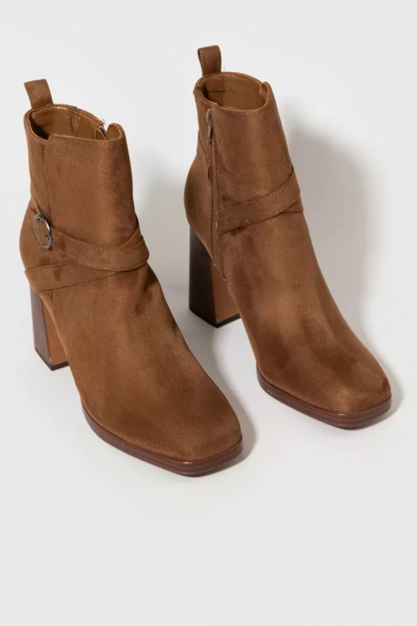 Francesca's Axel Side Buckle Boots