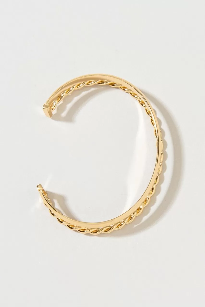 Francesca's Ayla Two- Row Metal Cuff