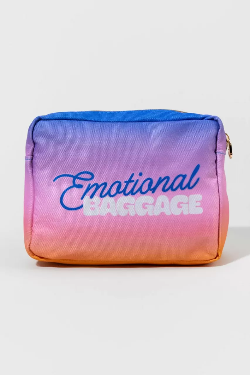 Francesca's Bando Emotional Baggage Getaway Cosmetic Bag