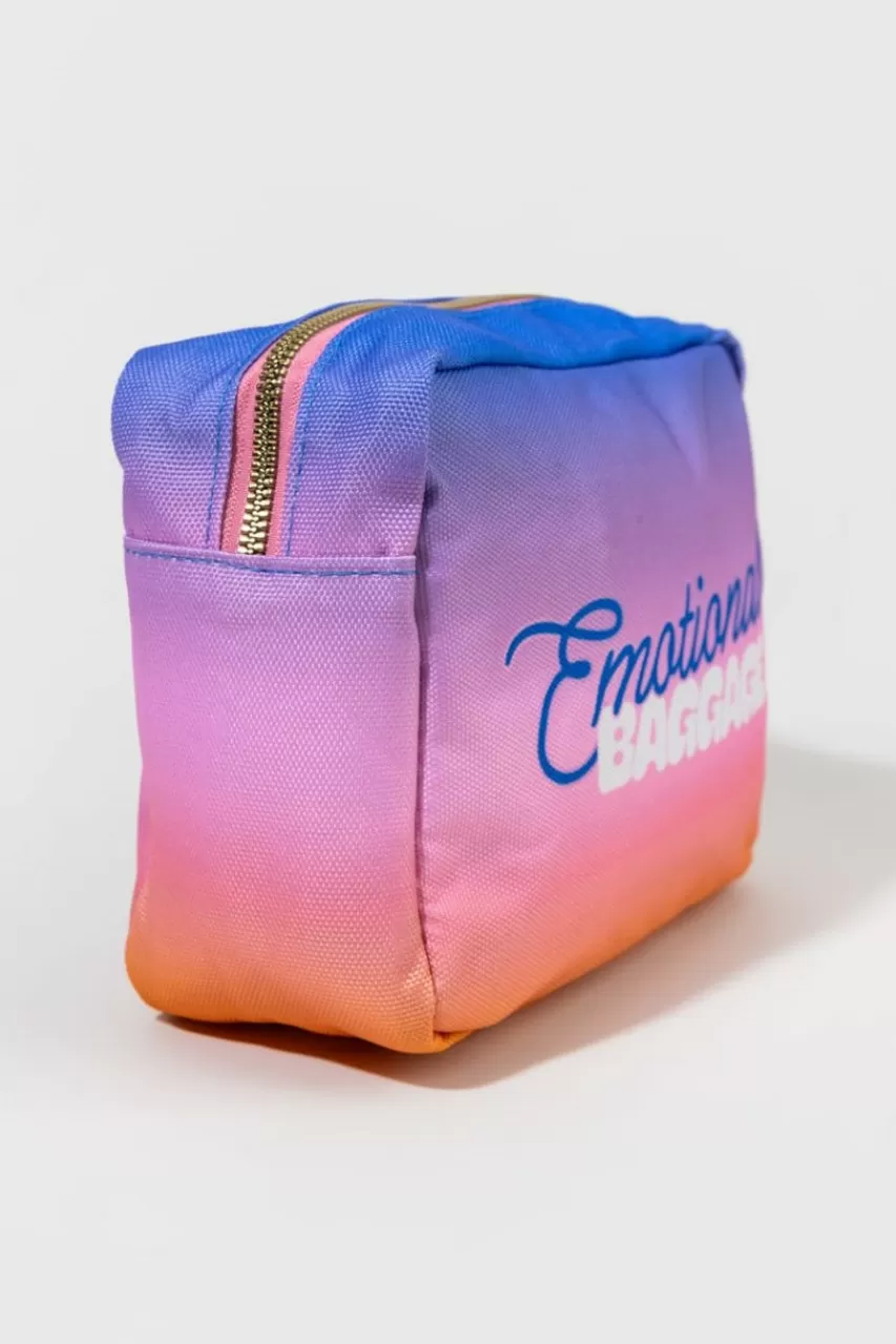 Francesca's Bando Emotional Baggage Getaway Cosmetic Bag