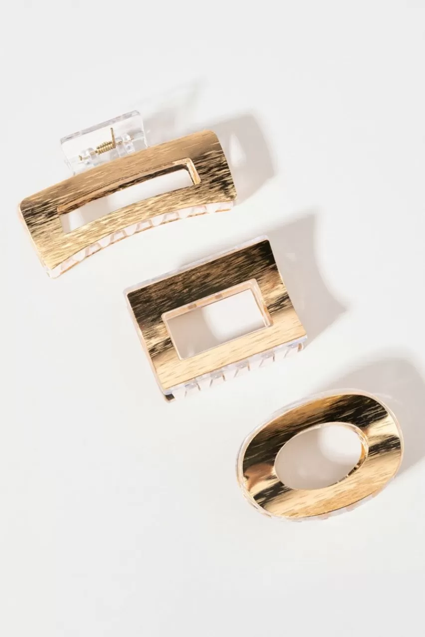 Francesca's Beth Multi Shape Hair Claw Pack