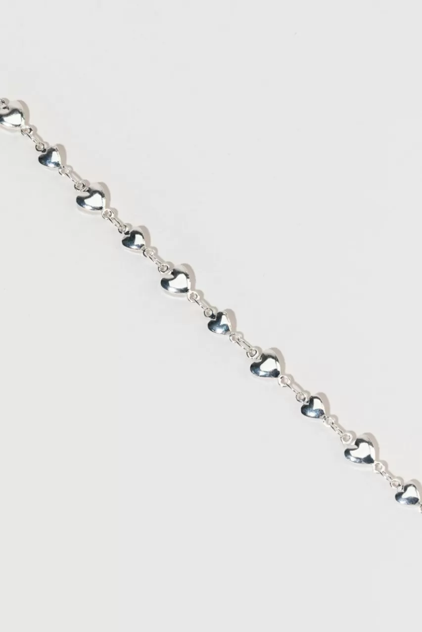 Francesca's Brandee Heart Bracelet