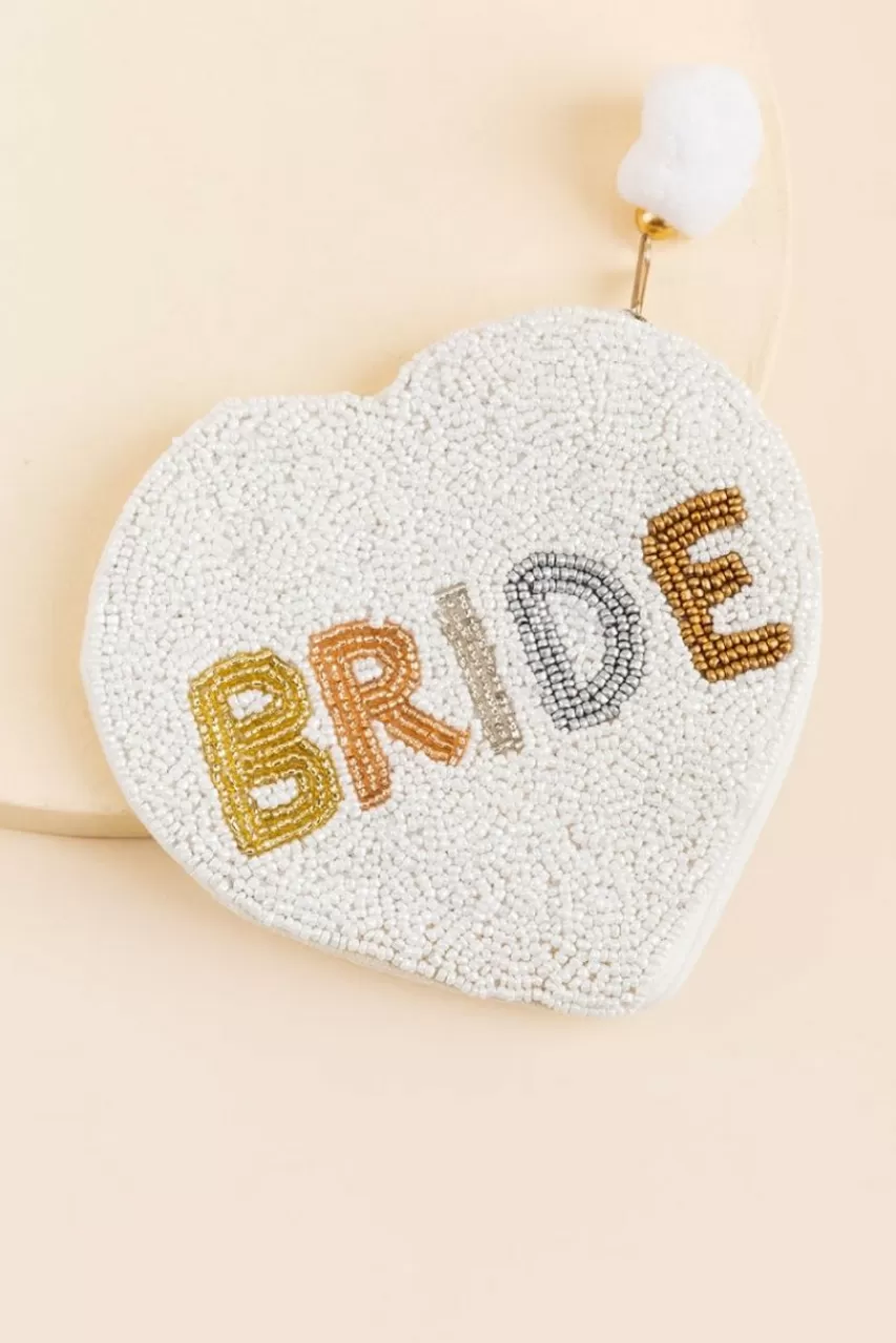 Francesca's Bride Heart Shaped Pouch