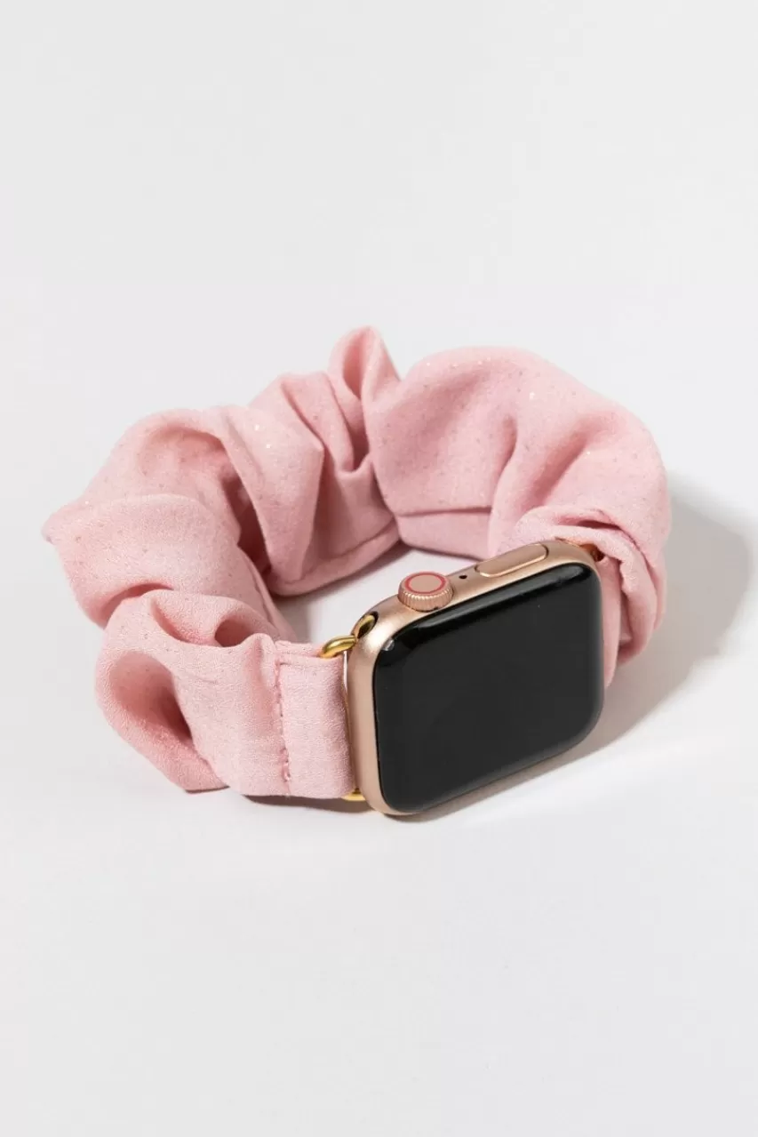 Francesca's Bridget Sparkly Scrunchie Watch Strap