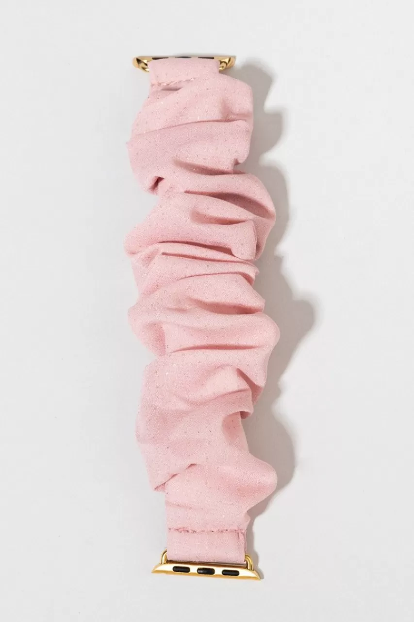 Francesca's Bridget Sparkly Scrunchie Watch Strap