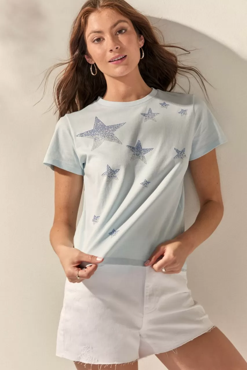 Francesca's Buffy Destructed Fray Hem Denim Shorts