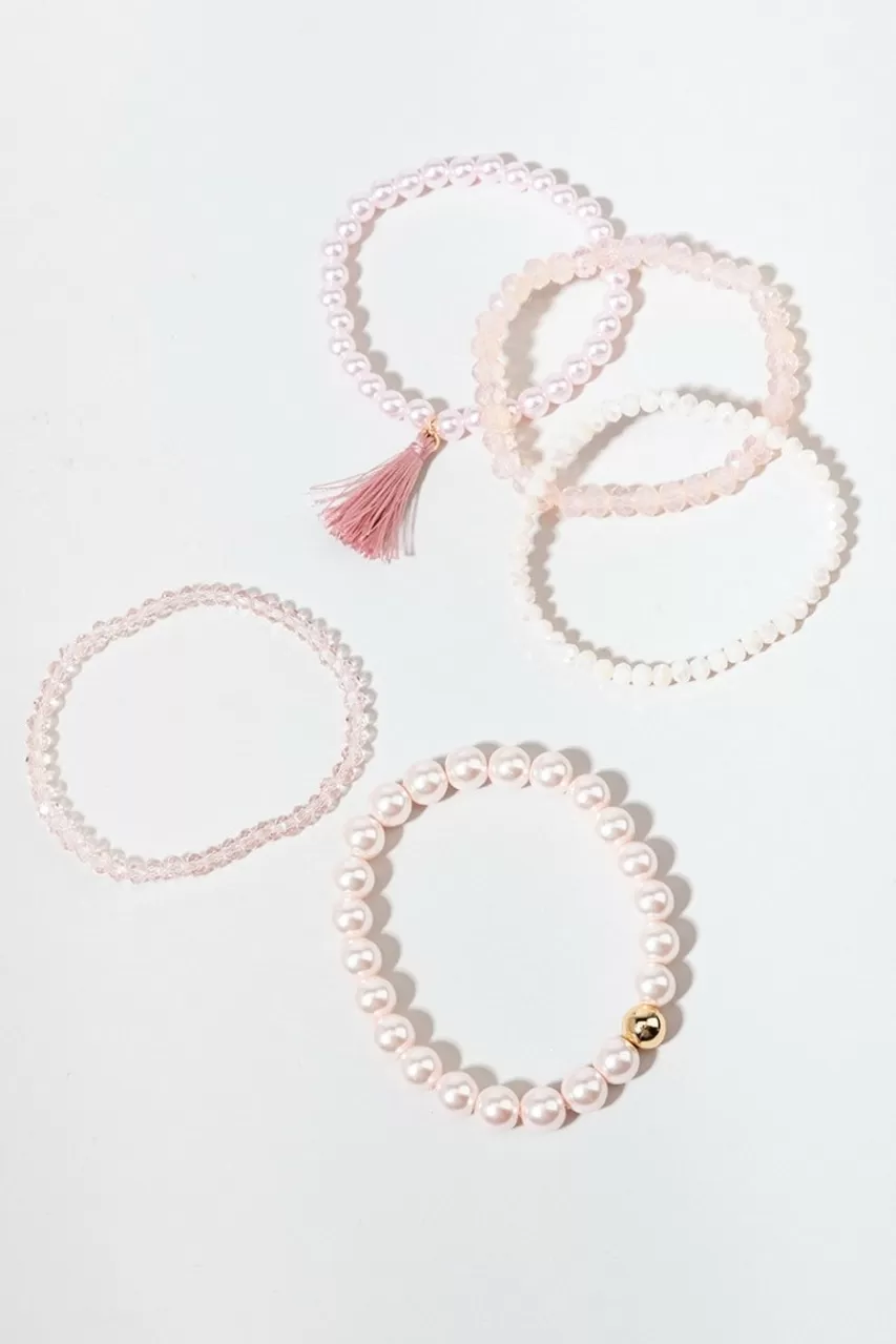 Francesca's Buffy Pearl Bracelets Set
