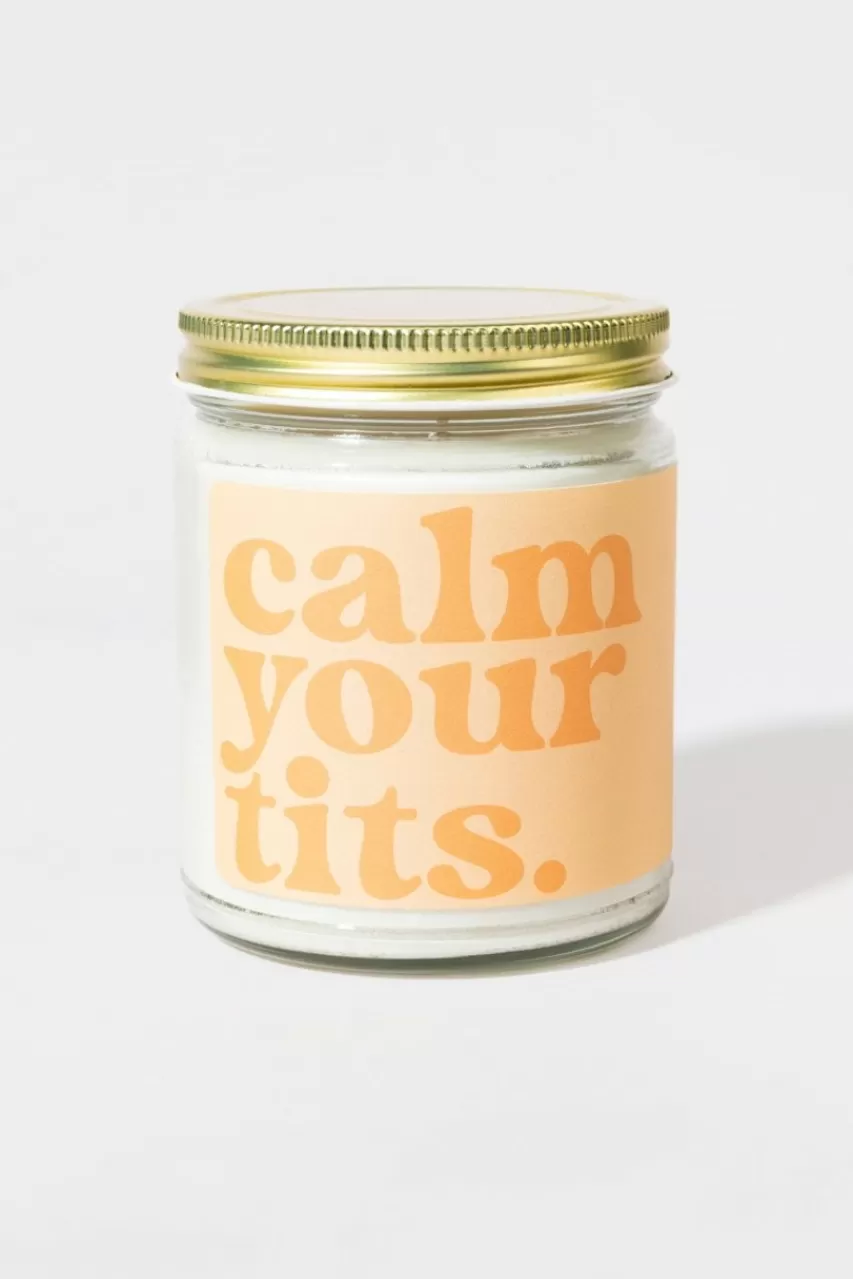 Francesca's Calm Your Tits Candle Jar