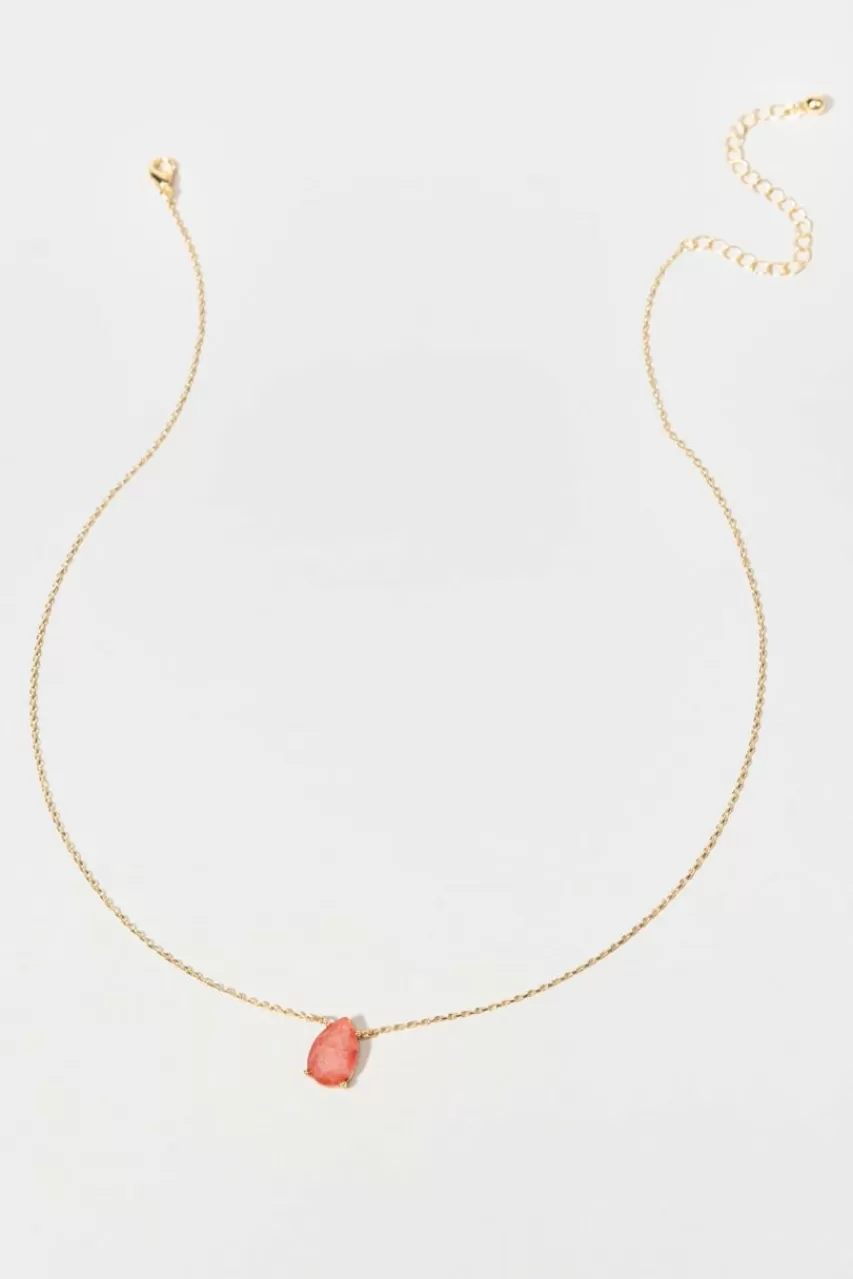 Francesca's Carly Short Pendant Necklace