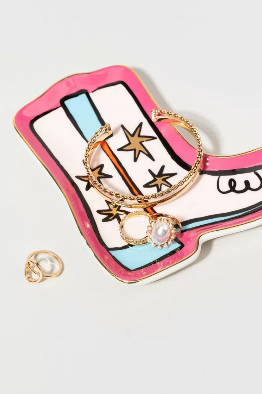 Francesca's Carolina Trinket Boot Tray