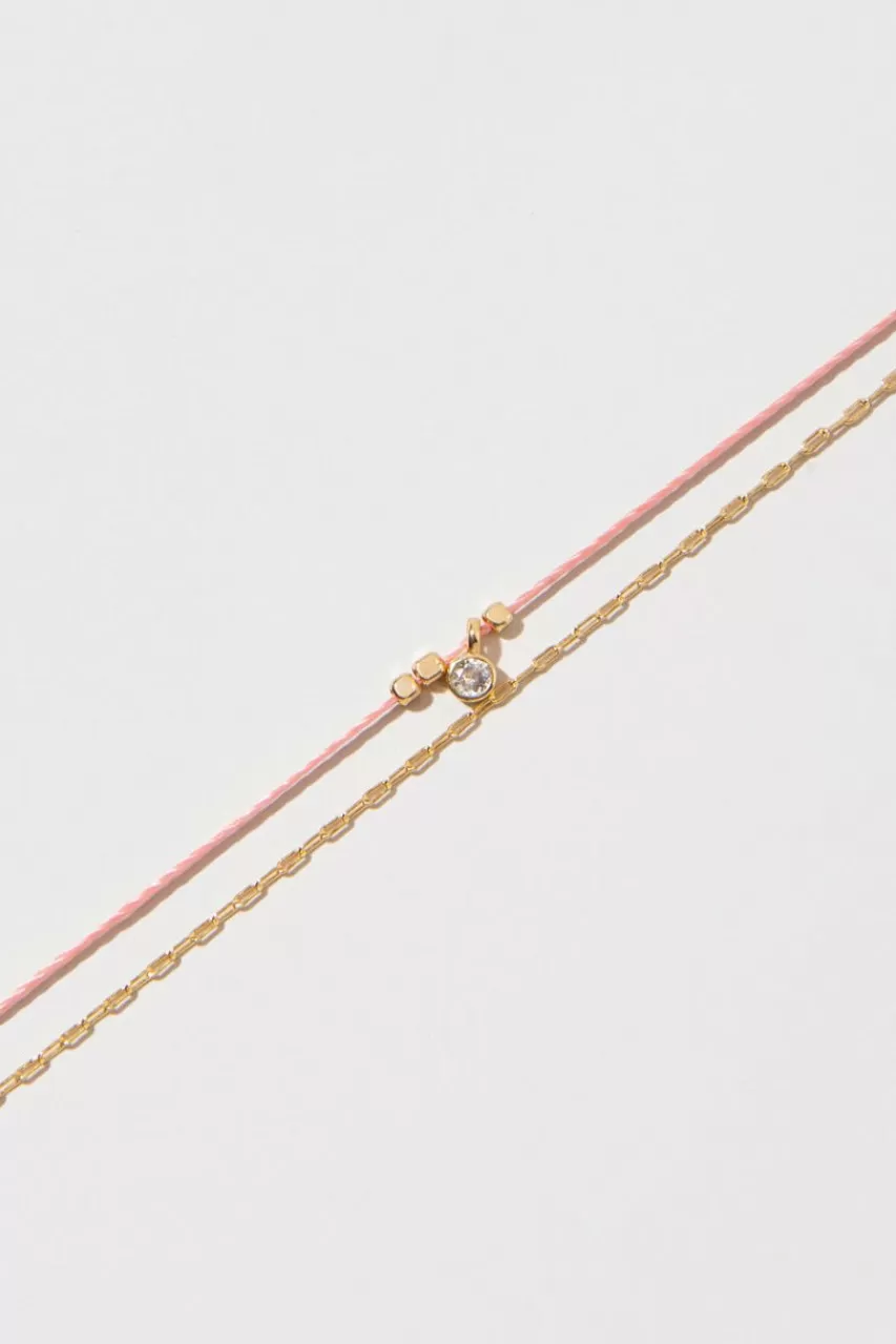 Francesca's Carrie Two Row Pendant Necklace
