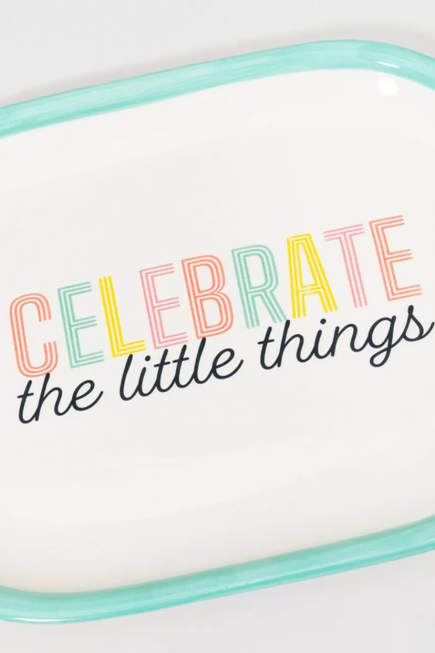 Francesca's Celebrate Ceramic Platter