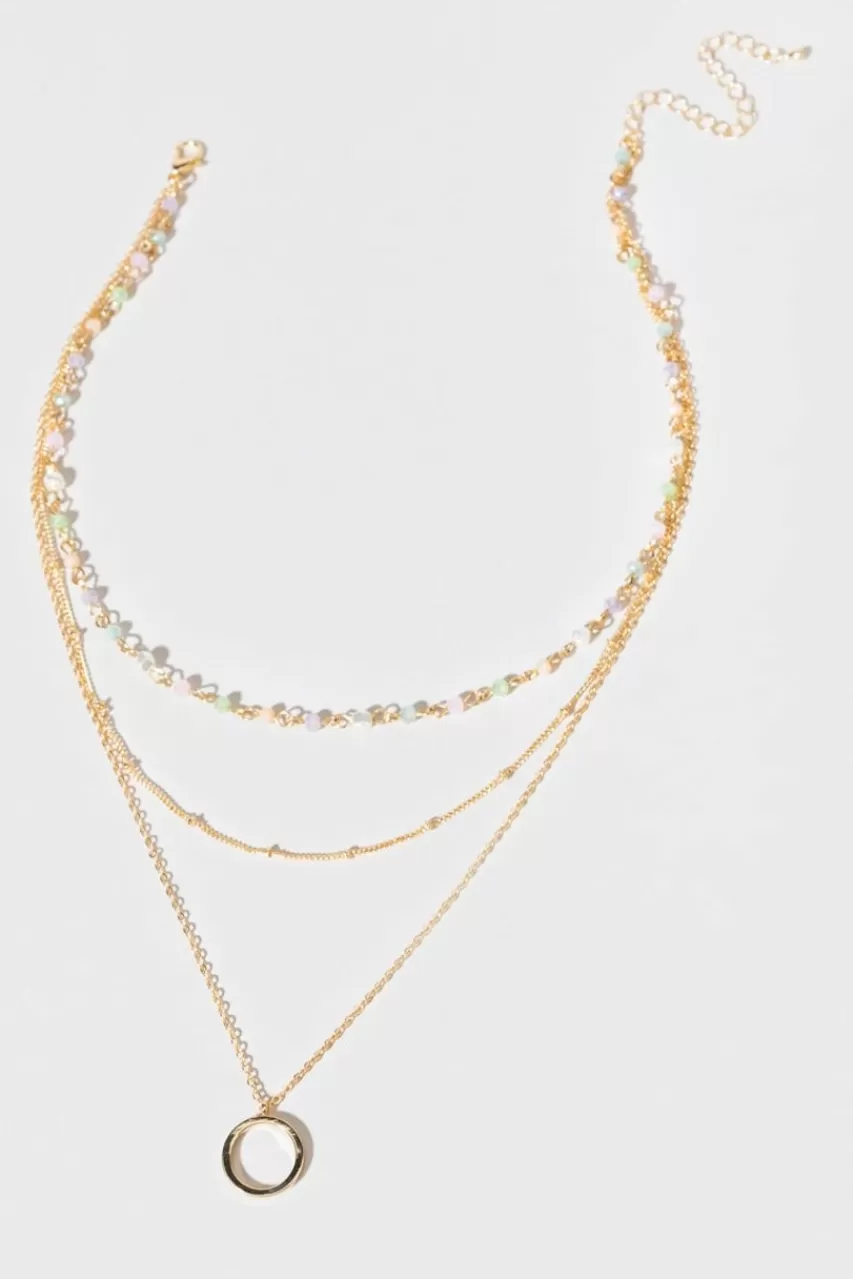 Francesca's Charissa Rosary Bead Necklace