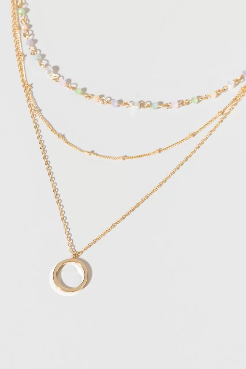 Francesca's Charissa Rosary Bead Necklace