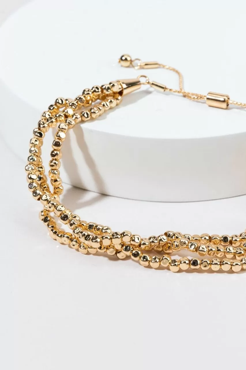 Francesca's Chelsie Three Row Necklace