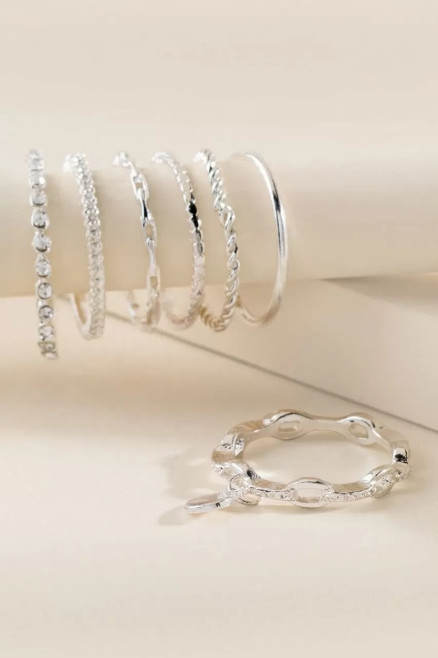 Francesca's Cheryl Stacking Ring Set