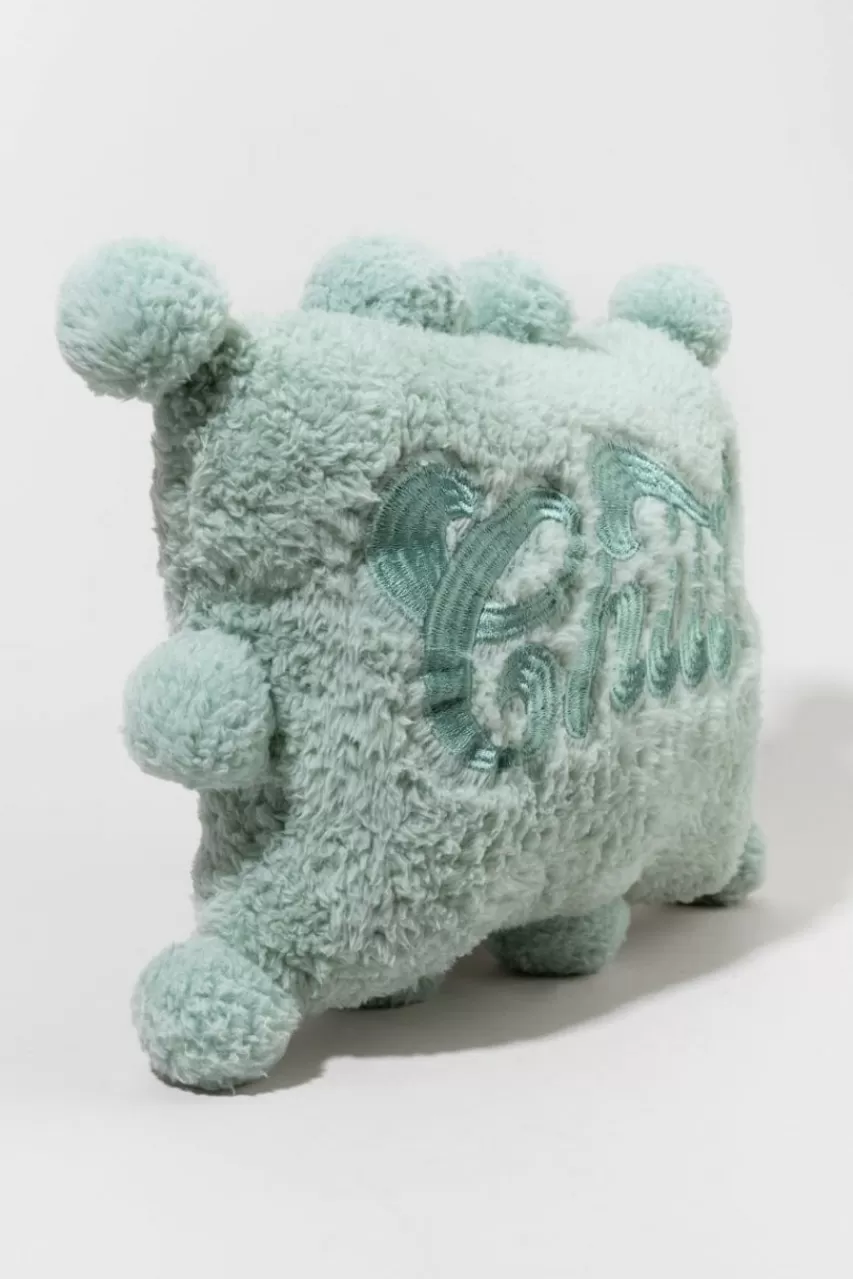 Francesca's Chill Embroidered Pom Pom Pillow
