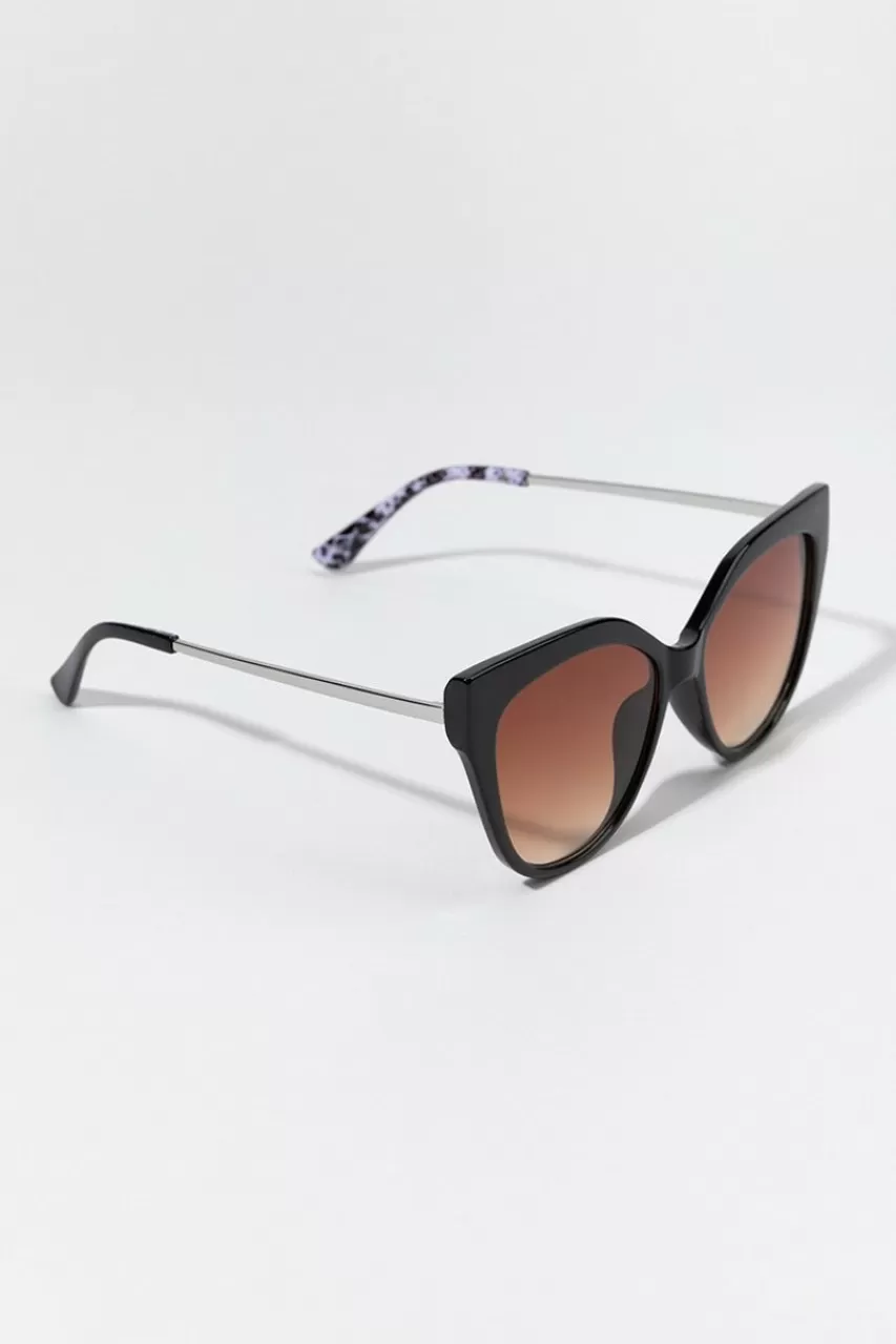 Francesca's Cindy Angular Cat Eye Sunglasses