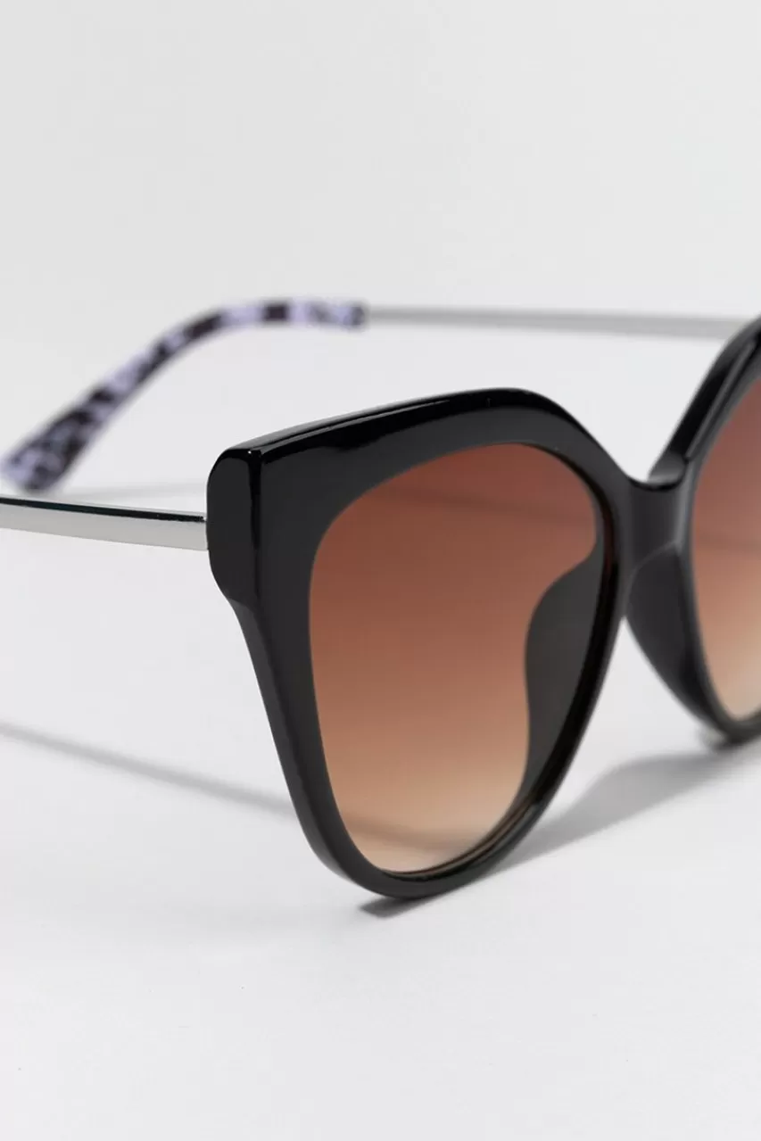 Francesca's Cindy Angular Cat Eye Sunglasses