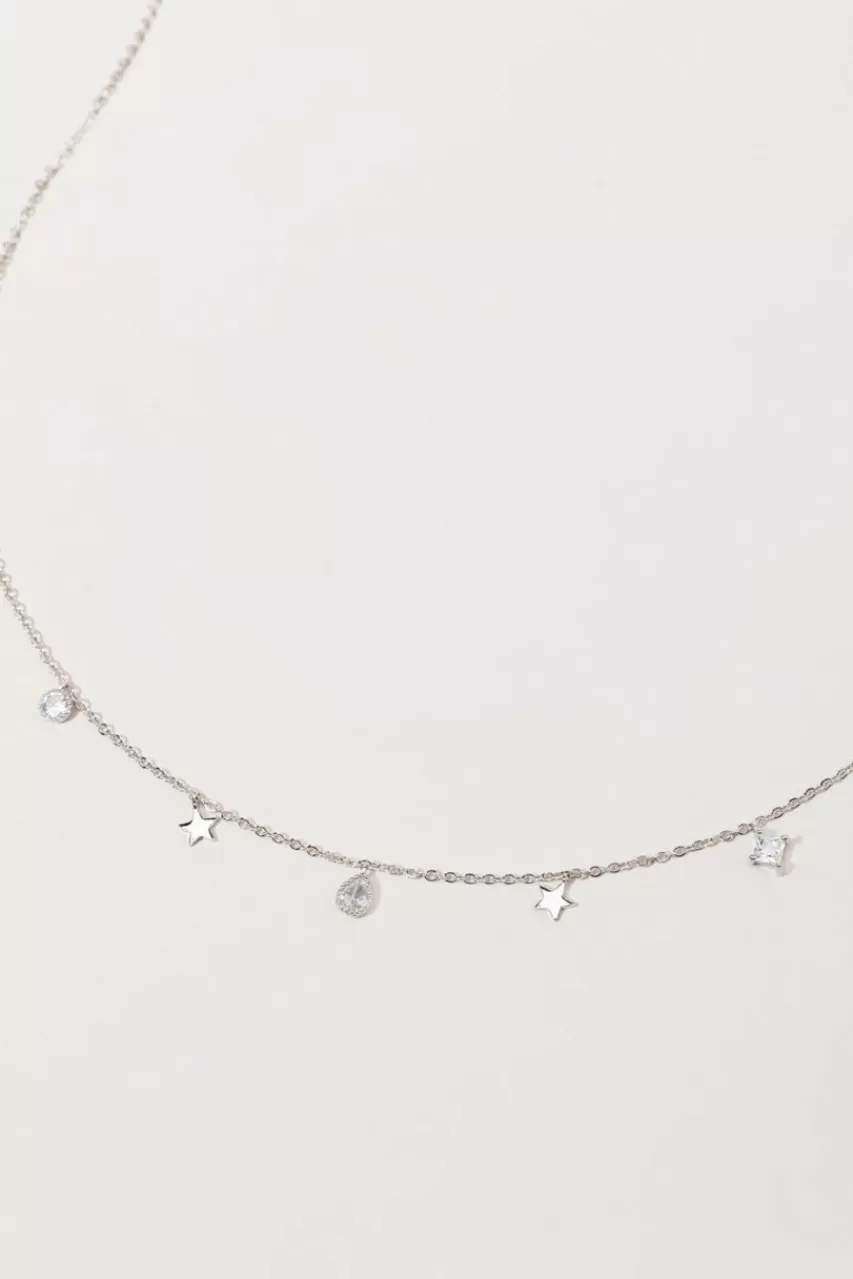 Francesca's Clematis Star Charm Necklace