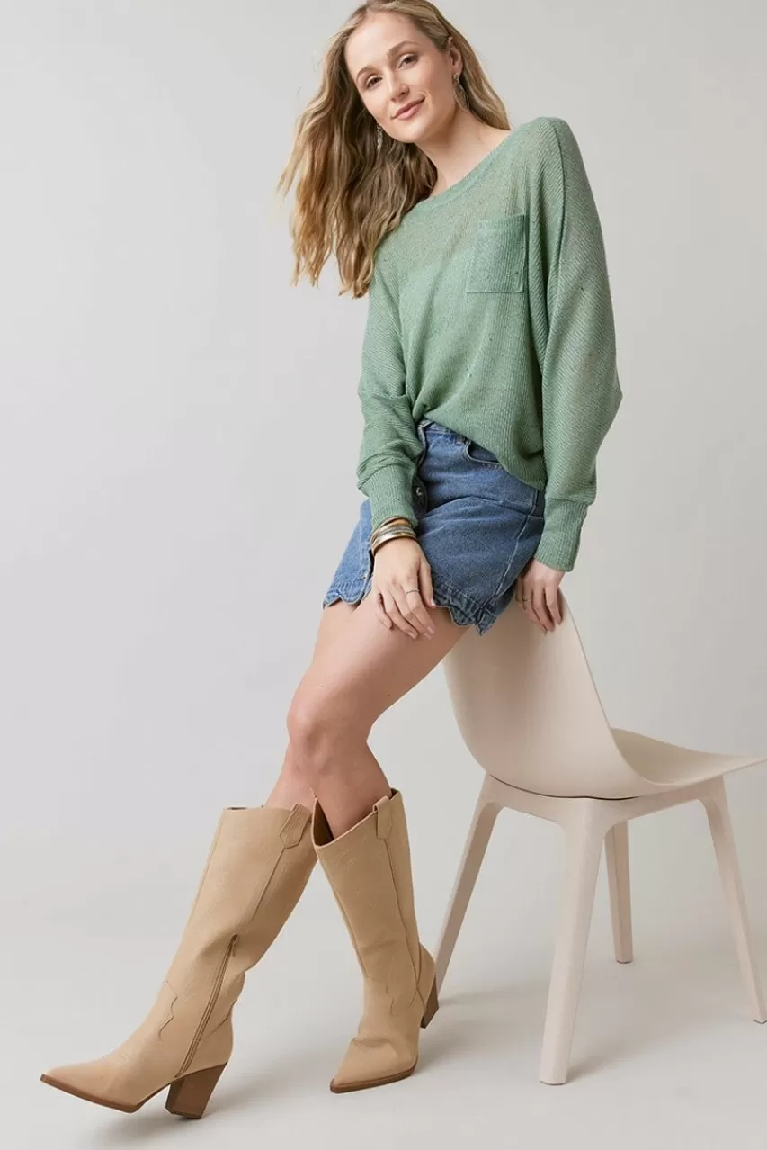 Francesca's Clementine Knit Dolman