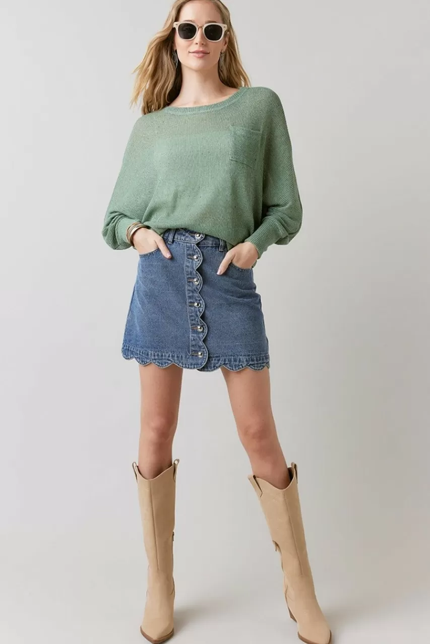 Francesca's Clementine Knit Dolman