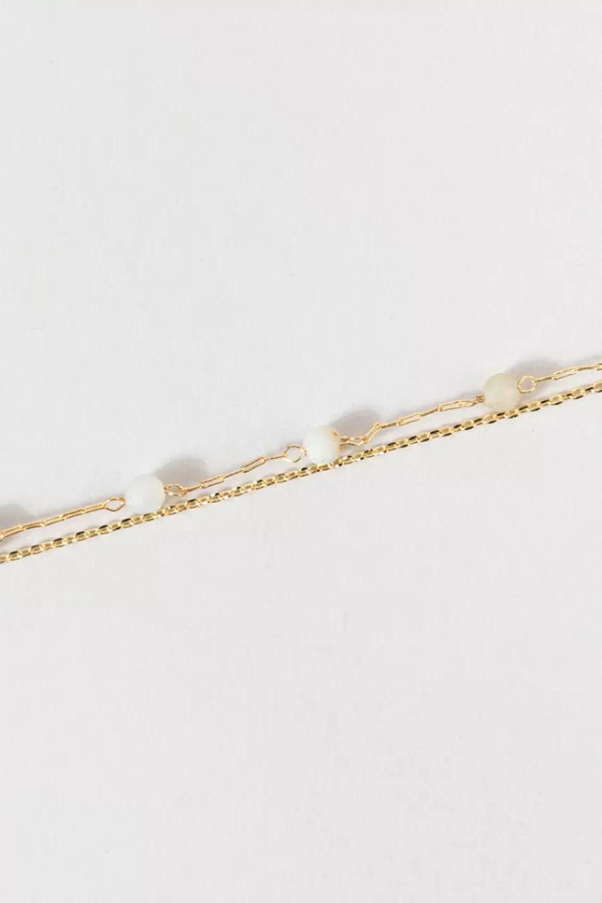 Francesca's Collette Layered Station Anklet