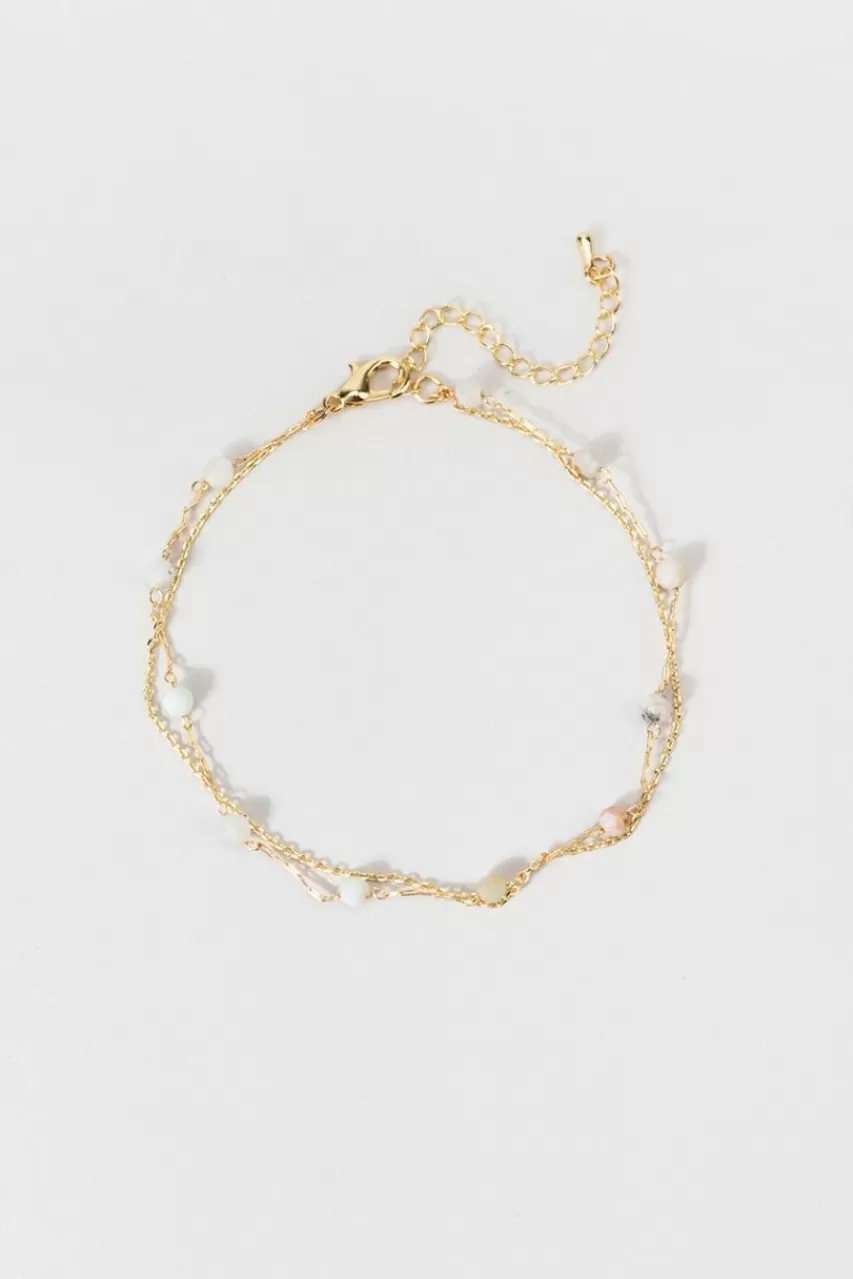 Francesca's Collette Layered Station Anklet